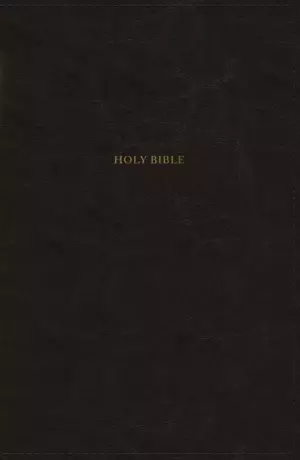 NKJV, Thinline Bible, Leathersoft, Black, Red Letter, Comfort Print