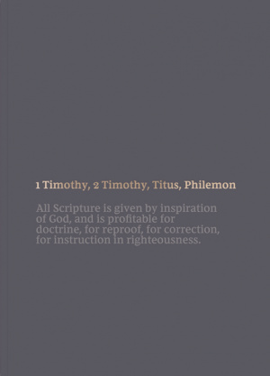 NKJV Bible Journal - 1-2 Timothy, Titus, Philemon, Paperback, Comfort Print