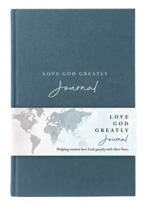 Love God Greatly Journal: A SOAP Method Journal for Bible Study (Blue Cloth-bound Hardcover)