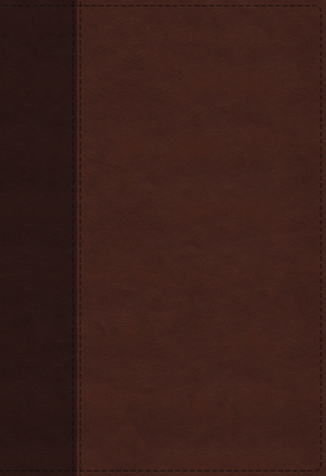 KJV Holy Bible: Large Print Verse-by-Verse with Cross References, Brown Leathersoft, Comfort Print: King James Version (Maclaren Series)