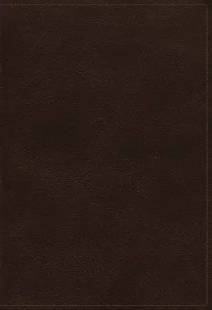 KJV Holy Bible: Large Print Verse-by-Verse with Cross References, Brown Genuine Leather, Comfort Print: King James Version (Maclaren Series)