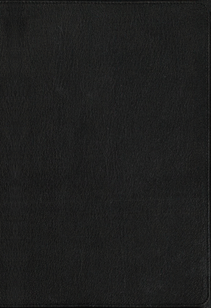 NKJV, Large Print Verse-by-Verse Reference Bible, Maclaren Series, Premium Goatskin Leather, Black, Comfort Print