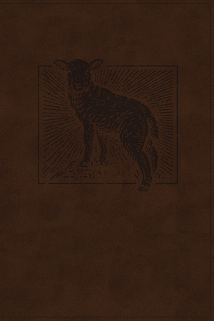 NET Bible, Thinline Art Edition, Large Print, Leathersoft, Brown, Comfort Print