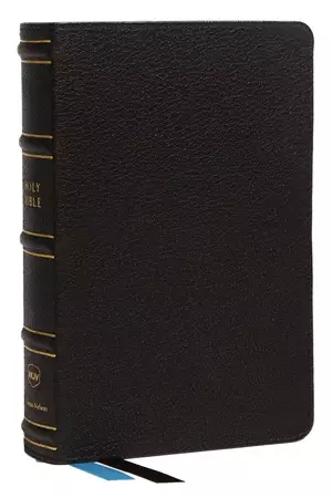 NKJV Compact Bible, Maclaren Series, Genuine Leather, Black, Comfort Print