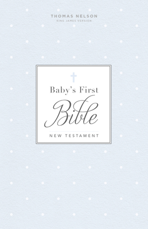 KJV, Baby's First New Testament, Leathersoft, Blue, Red Letter, Comfort Print
