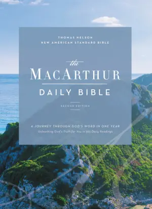 NASB, MacArthur Daily Bible, 2nd Edition, Hardcover, 1995 Text, Comfort Print