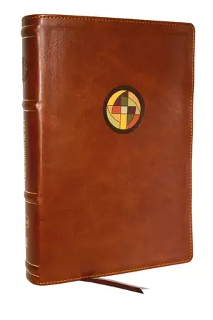 Life in Christ Bible: Discovering, Believing, and Rejoicing in Who God Says You Are  (NKJV, Brown Leathersoft, Thumb Indexed, Red Letter, Comfort Print)