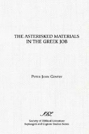 Asterisked Materials In The Greek Job