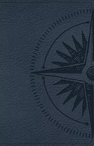 CSB Heart of God Teen Study Bible Navy, Compass Design LeatherTouch