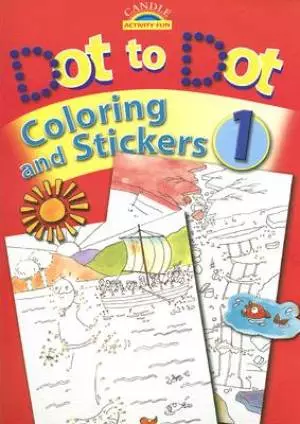 Dot To Dot Coloring And Stickers 1