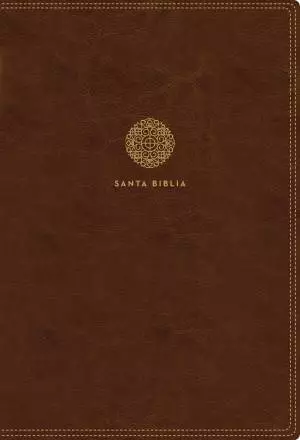Biblia Reina Valera 1960, Letra Supergigante, Leathersoft, Café, con Cierre / Spanish Bible RVR60 Super Giant Print, Leathersoft, Brown w/ Zipper