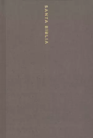 Biblia NBLA, Una Columna con Referencias, Letra Grande, Tapa Dura/Tela, Gris, Edición Letra Roja