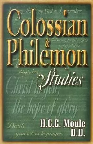 Colossian And Pilemon Studies