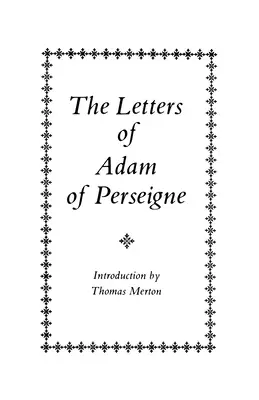 The Letters of Adam of Perseigne