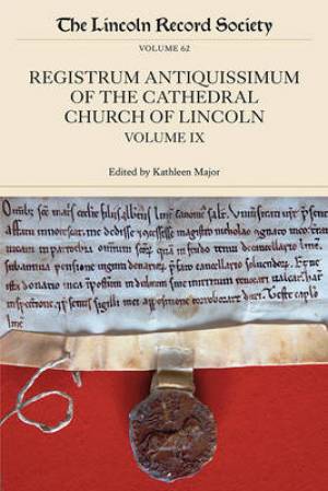 Registrum Antiquissimum of the Cathedral Church of Lincoln