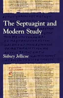 Septuagint and Modern Study