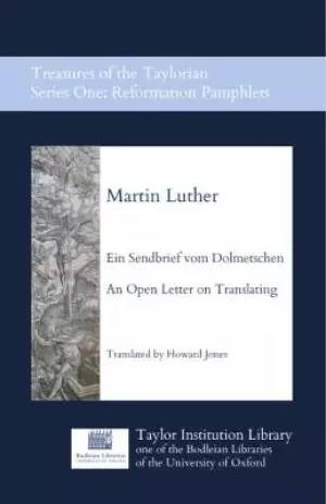 Sendbrief Vom Dolmetschen - An Open Letter On Translating