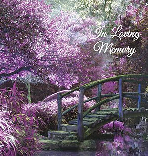 "In Loving Memory" Funeral Guest Book, Memorial Guest Book, Condolence Book, Remembrance Book for Funerals or Wake, Memorial Service Guest Book
