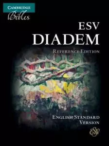 ESV Diadem Reference Edition, Black Calf Split Leather, Red-letter Text, ES544:XR