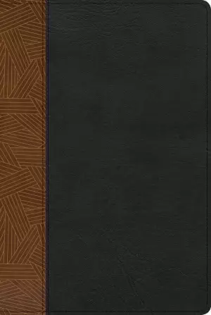 RVR 1960 Biblia de Estudio Arcoiris, tostado/negro símil piel con índice