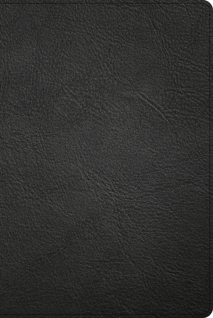 KJV Pastor's Bible, Black Genuine Leather