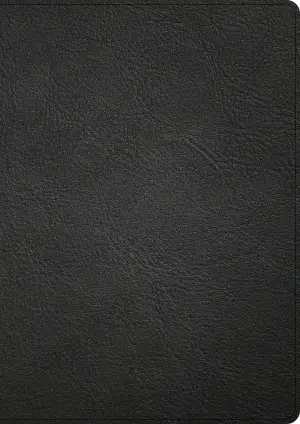 CSB Single-Column Wide-Margin Bible, Holman Handcrafted Collection, Black Premium Goatskin