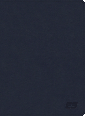 CSB E3 Discipleship Bible, Navy LeatherTouch
