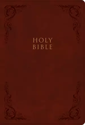 CSB Super Giant Print Reference Bible, Burgundy, Imitation Leather