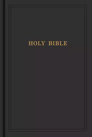 KJV Pew Bible, Black, Hardback, Red Letter, Topical Page Headings