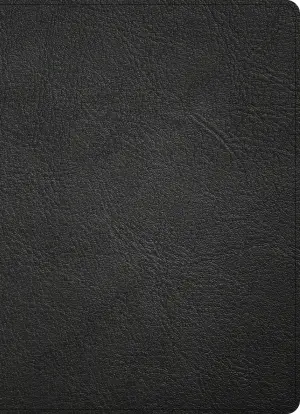 CSB Study Bible, Holman Handcrafted Collection, Black Premium Goatskin