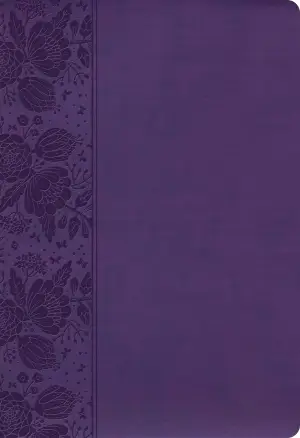 CSB Super Giant Print Reference Bible, Purple LeatherTouch, Value Edition