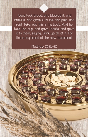And Blessed It Bulletin (Pkg 100) Communion