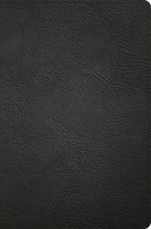 NASB Giant Print Reference Bible, Black Genuine Leather, Indexed