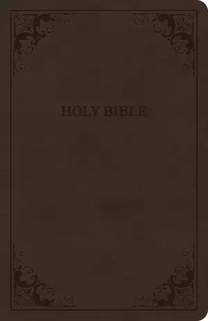 CSB Thinline Bible, Brown LeatherTouch, Value Edition