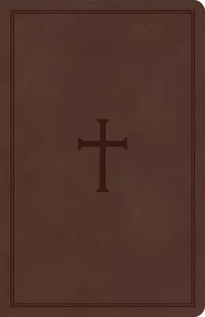 KJV Thinline Bible, Brown LeatherTouch