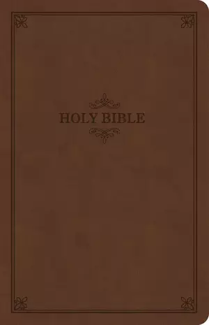 KJV Thinline Bible, Brown LeatherTouch, Value Edition