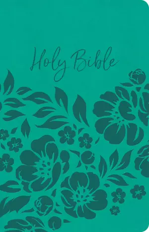 KJV Thinline Bible, Teal LeatherTouch, Value Edition