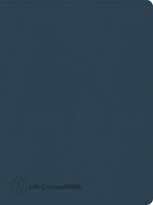 CSB Life Counsel Bible, Slate Blue LeatherTouch