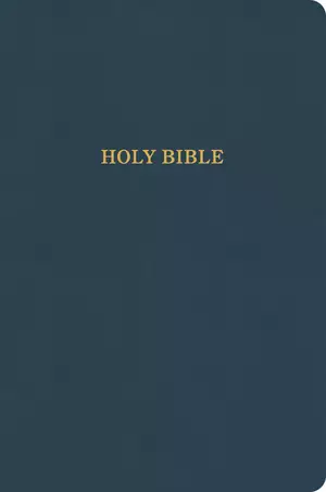 KJV Large Print Thinline Bible, Value Edition, Slate Leathertouch