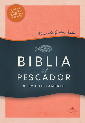 RVR 1960 Nuevo Testamento del pescador, rojo tapa suave