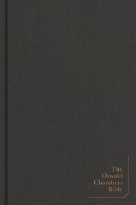 CSB Oswald Chambers Bible, Cloth Over Board