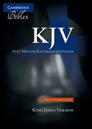 KJV Pitt Minion Reference Edition Brown Goatskin