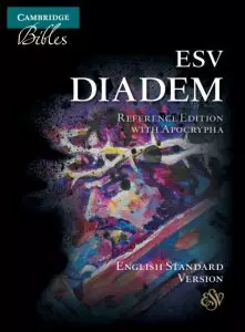 ESV Diadem Reference Edition with Apocrypha Black Calfskin leather, Red-letter Text