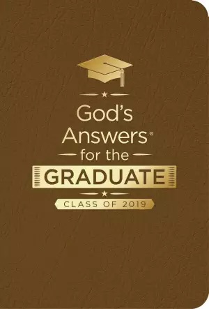 God's Answers for the Graduate: Class of 2019 - Brown NKJV