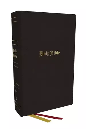 KJV Holy Bible: Super Giant Print with 43,000 Cross References, Black Genuine Leather, Red Letter, Comfort Print: King James Version