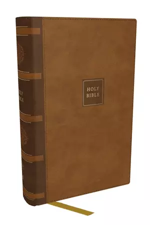 KJV Holy Bible: Compact with 43,000 Cross References, Brown Leathersoft, Red Letter, Comfort Print: King James Version