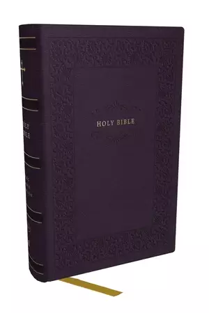 KJV Holy Bible: Compact with 43,000 Cross References, Purple Leathersoft, Red Letter, Comfort Print: King James Version