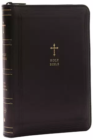 KJV Holy Bible: Compact with 43,000 Cross References, Black Leathersoft with zipper, Red Letter, Comfort Print: King James Version