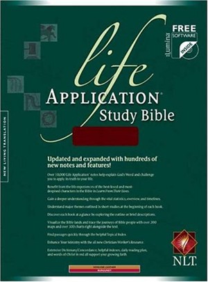 NLT Life Application Study Bible: Burgundy, Leather