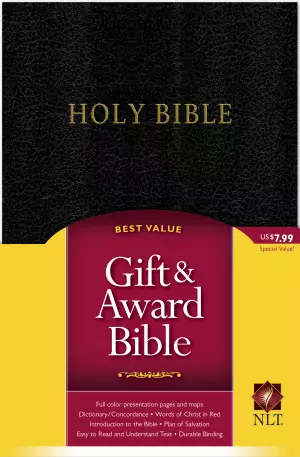 NLT Gift & Award Bible Black